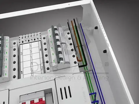 أعمال اللوحات الكهربائية والقواطع